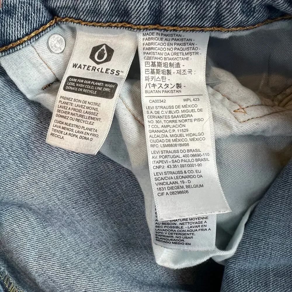 Levis 559 Jeans Mens 40x32 Blue Relaxed Straight Mid Rise‎ Medium Wash Denim Y2K